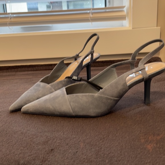Brand new ZARA sling back heels - Picture 3 of 8